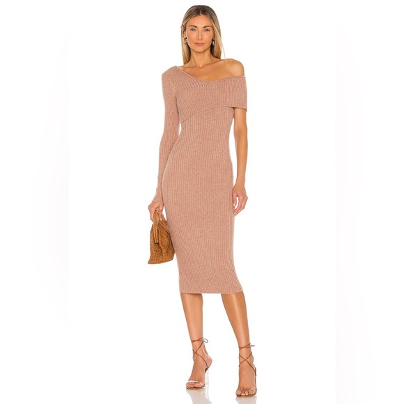 Lovers + Friends Adiagio Dress Size Medium Color Oat - Picture 1 of 8